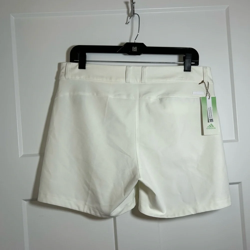 NWT Adidas white golf shorts women’s size 12 - Picture 4 of 11
